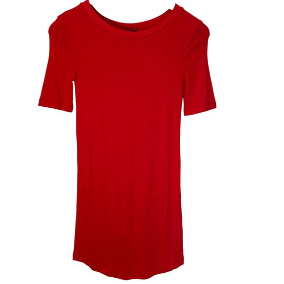 Universal Standard Foundation Rib Dress 4XS 00 0 2XS NWT Red Capsule Minimalist - Picture 1 of 6